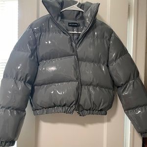 Vinyl Puffer Jacket